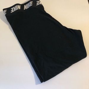 Plus size Nike tights black